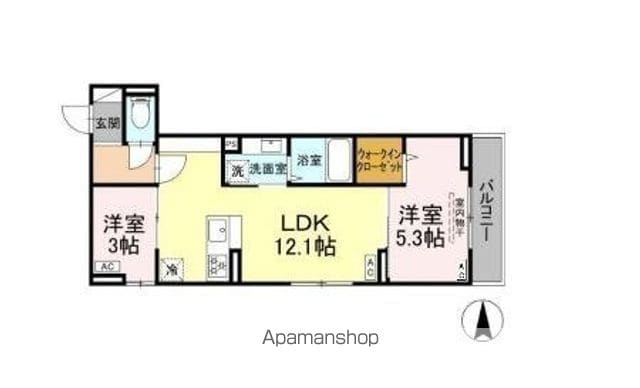 レクシア千住緑町の間取り