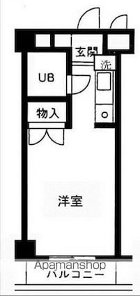 中島ＩＣハイツ[1R/23.81m2]の間取図