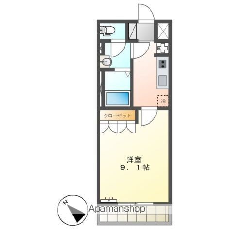 【ＧＲＡＮＣＨＥＳＴＡ２番館の間取り】