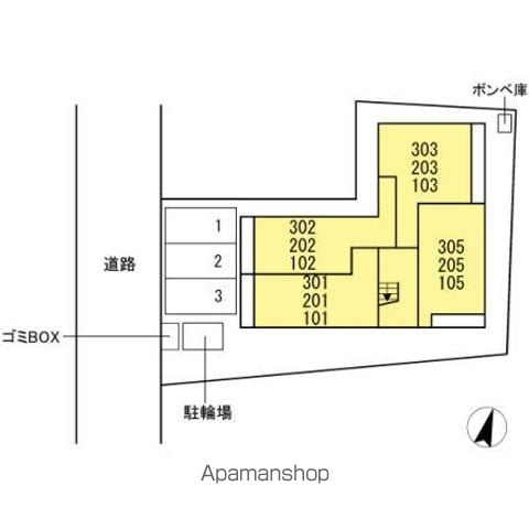 グランツラウムＧＴ 302 ｜ 岐阜県岐阜市松鴻町２丁目9-9（賃貸アパート1LDK・3階・33.19㎡） その18