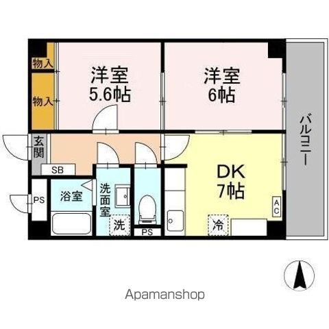 ロイメント名駅の間取り写真