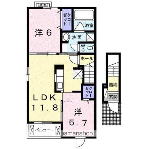 和歌山市松江東４丁目 2階建 築6年のイメージ