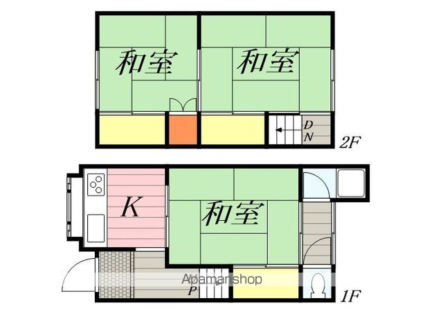 【和歌山市神前のアパートの間取り】