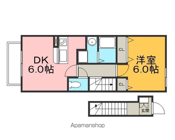 【シャルマンヒロ弐番館の間取り】