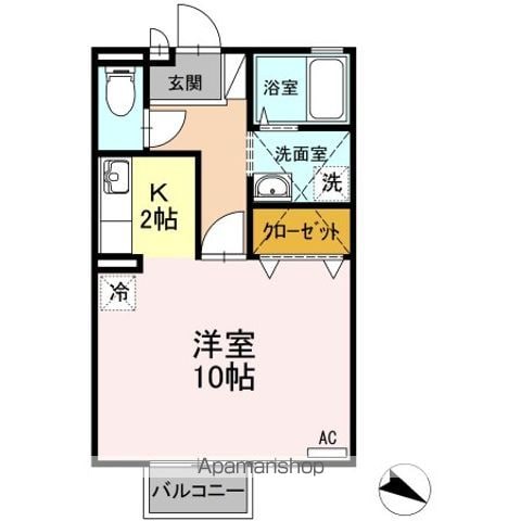 ジュネス吉岡の間取り写真