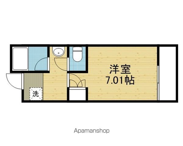 アビタシオン桃谷の間取り写真