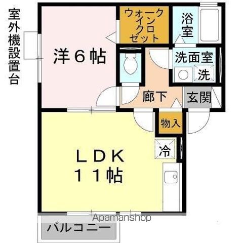ソレーユ植松の間取り写真