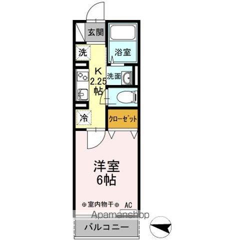 川崎市幸区南加瀬のアパートの間取り