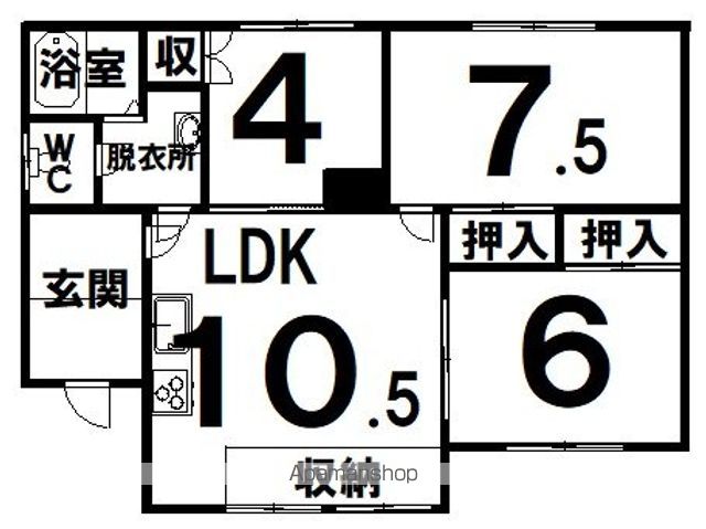 ソレイユAの間取り