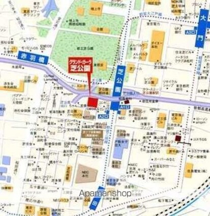 東京都港区芝３丁目[1K/22.4m2]の周辺2