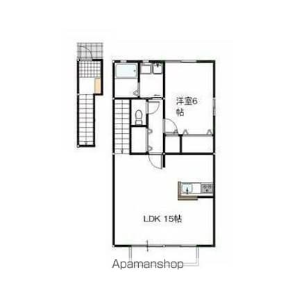 リッセン[1LDK/56.7m2]の間取図