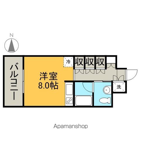 白川公園パークマンションの間取り写真