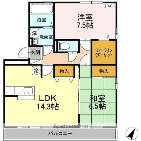 スプランドールの間取り写真