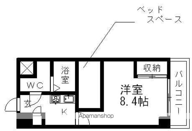 レオパレスエンレイソウの間取り写真