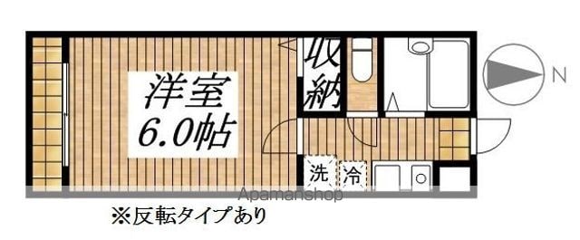 ダイコーハイツ[1K/19.44m2]の間取図