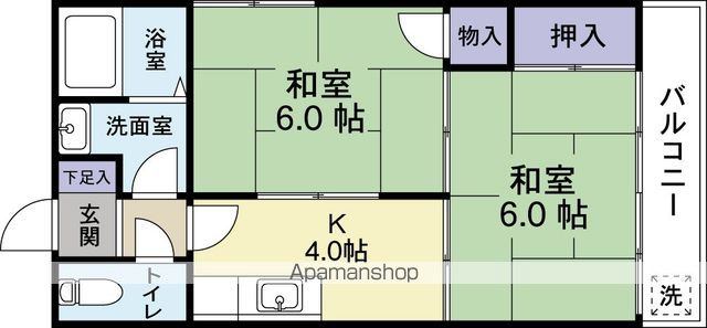 シティ赤坂の間取り写真