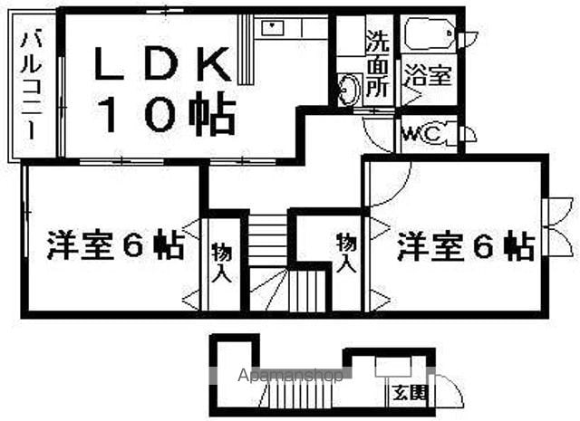 シーザリオ三番館の間取り写真