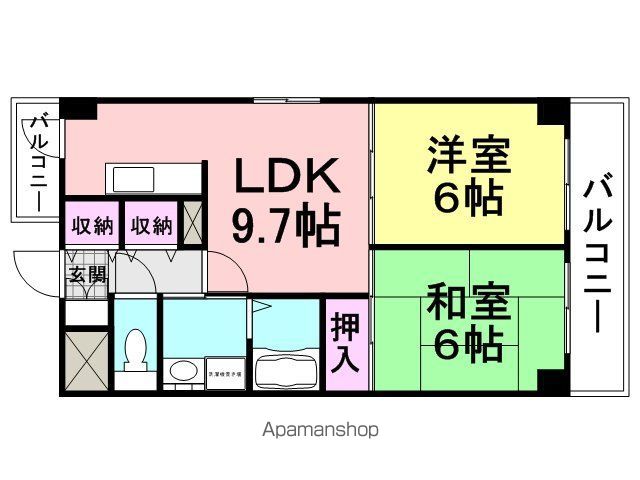ラクシュミー常光寺の間取り写真