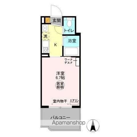 パティオ坂巻 313 ｜ 千葉県流山市大字東深井182-1（賃貸マンション1K・3階・19.76㎡） その2