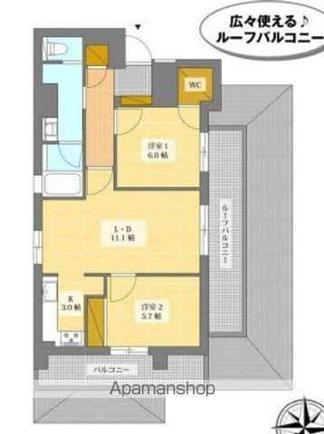 リーガル京都堀川中立売IIの間取り写真