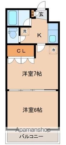 イーグルハイツ宮町の間取り写真