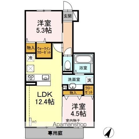 【ＤーＲＯＯＭ植木の間取り】