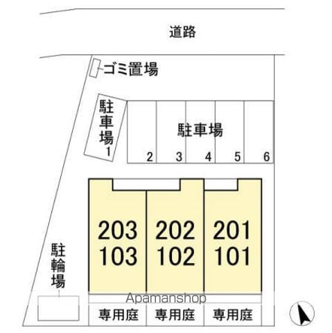 カサブランカ・ハウス 102 ｜ 千葉県千葉市花見川区検見川町１丁目711-1（賃貸アパート1LDK・1階・34.90㎡） その15