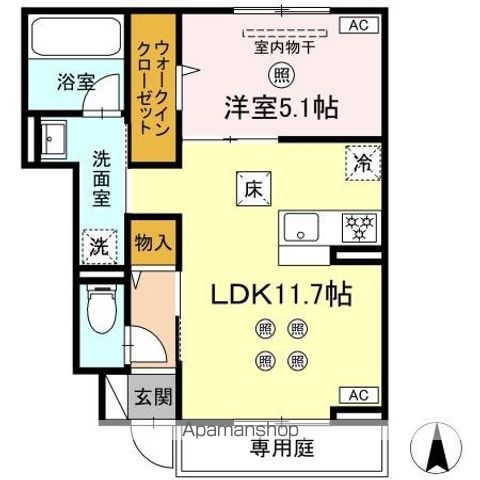 カサブランカIIの間取り写真