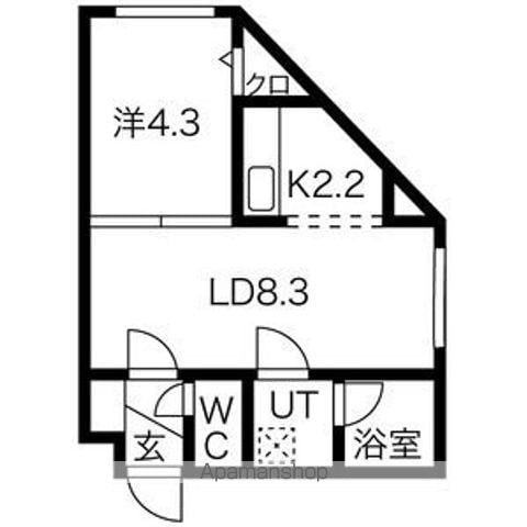 HOPE月寒中央 Aの間取り写真