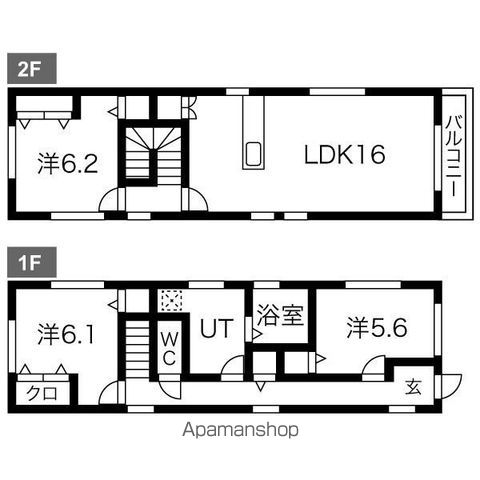 【キュービック長良天神の間取り】