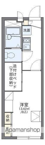 レオパレス三輪の間取り写真