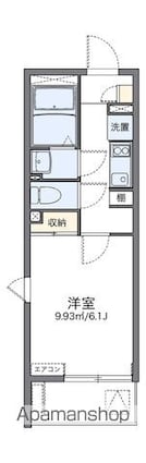 レオネクストグランツ藤２３[1K/21.11m2]の間取図