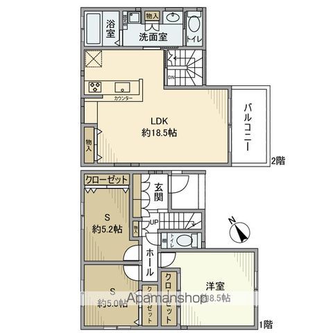 【鷺沼戸建の間取り】