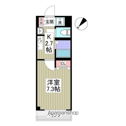 シャトール田口金沢八景の間取り写真