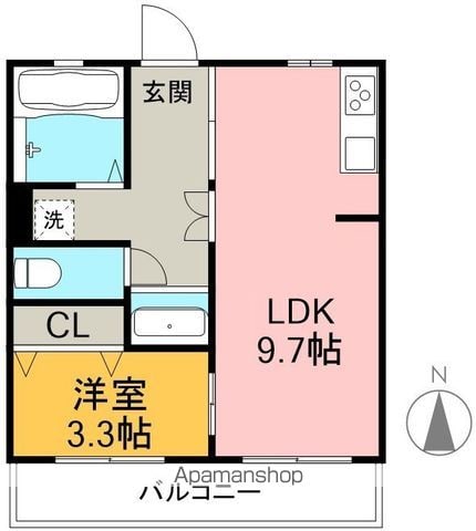 ハイツ土古の間取り写真