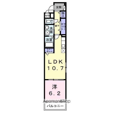 コートヤードⅢ番館の間取り