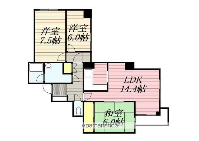 裏参道パークマンションの間取り写真
