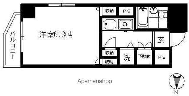 東急ドエル・アルス根津の間取り