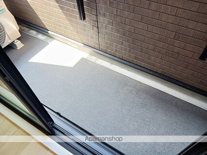 ラフレシールＳ[1K/27.02m2]のバルコニー