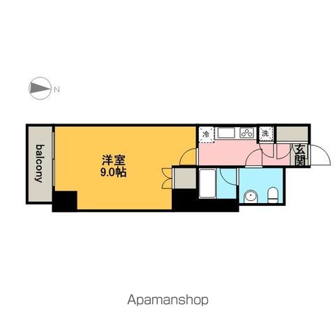 スクエア名駅南の間取り写真