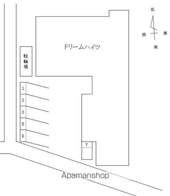 和歌山県和歌山市鳴神[2LDK/47.2m2]の配置図