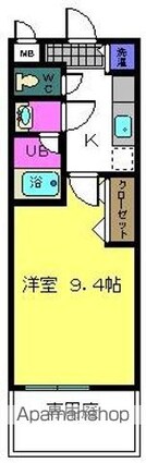 フジパレス太田　Ⅱ番館[1K/27m2]の間取図
