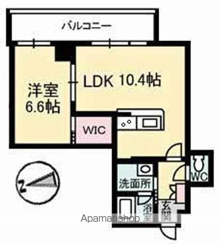 ボナール古京の間取り写真