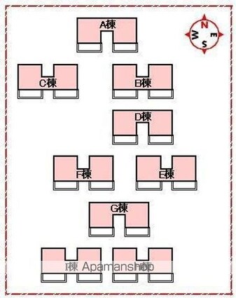 サンビレッジ伊予の里[3LDK/67.41m2]の配置図