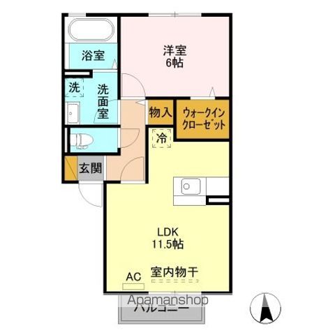 ブランメゾン Aの間取り写真