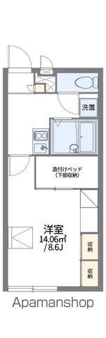 レオパレスシャイニーハイツＮの間取り