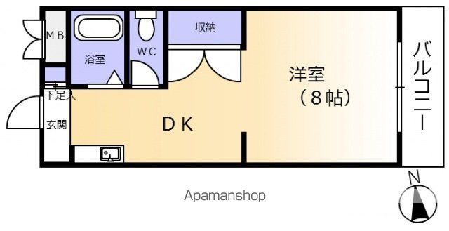 第2コーポ岡山の間取り写真