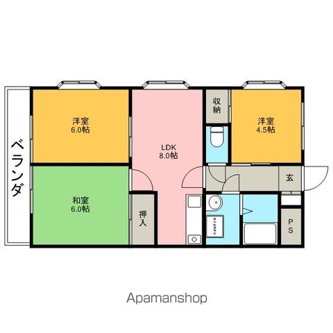 ファザーズマンションの間取り写真