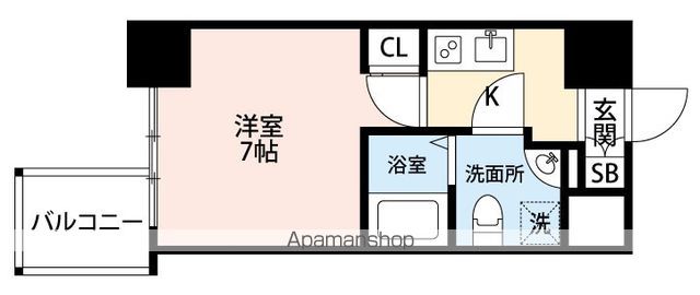 APRILE南森町の間取り写真