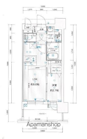 グランフォーレ千早プレミアの間取り